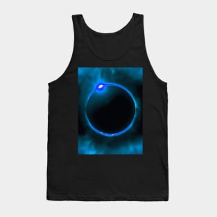 Light Blue Solar Eclipse Tank Top